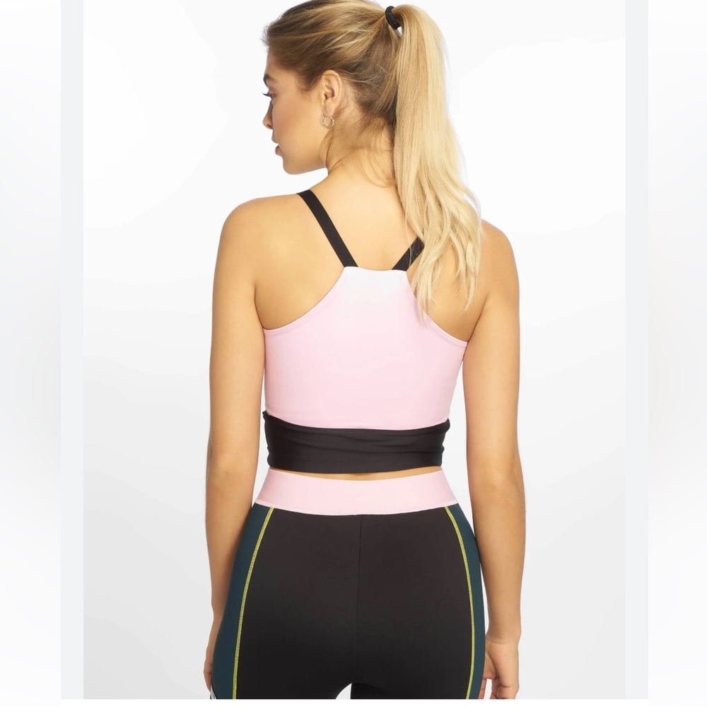 Puma TZ crop top, green/pink/black, size small - Picture 5 of 12